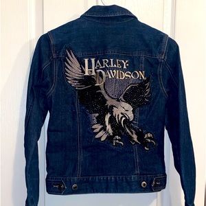 New without tags Harley Davidson Jean Jacket